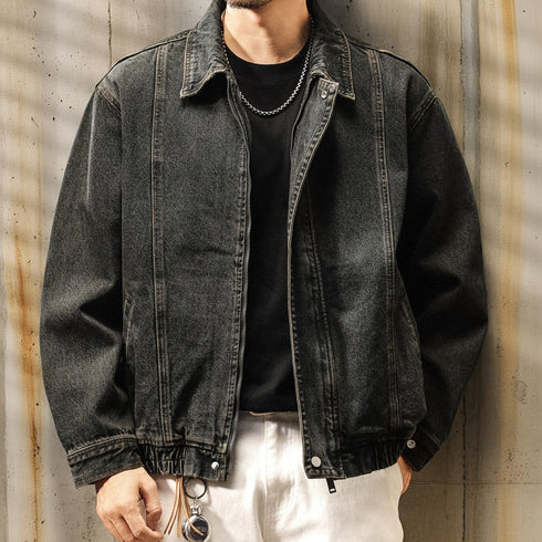 Vintage Wash Denim Jacket P1833